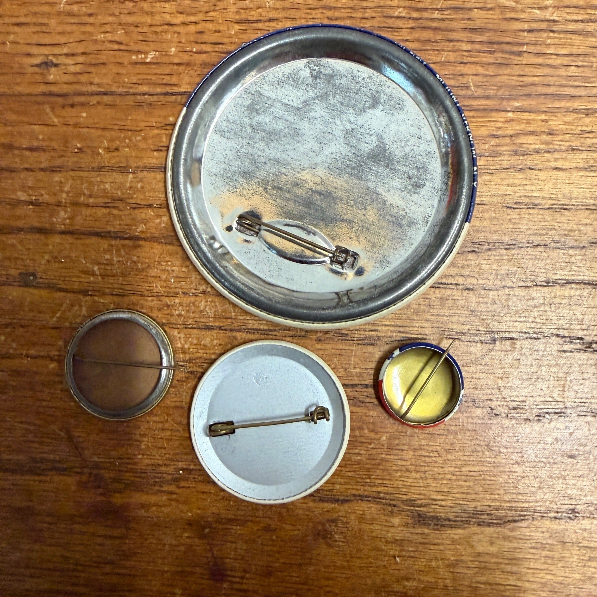 (4) Goldwater Miller Presidential Campaign Pins Buttons Lot