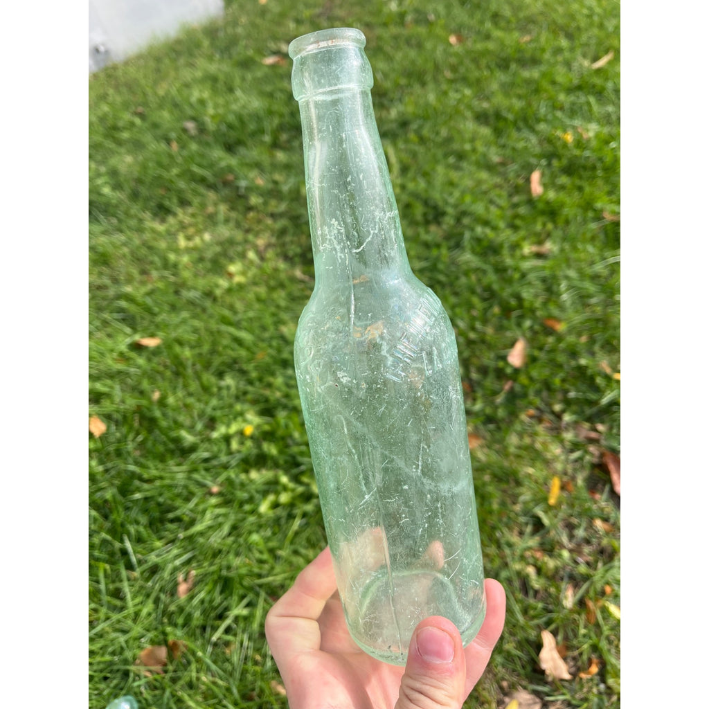 Vintage G. Heileman Brewing Co. Old Style Lager Beer Bottle Wisconsin Embossed