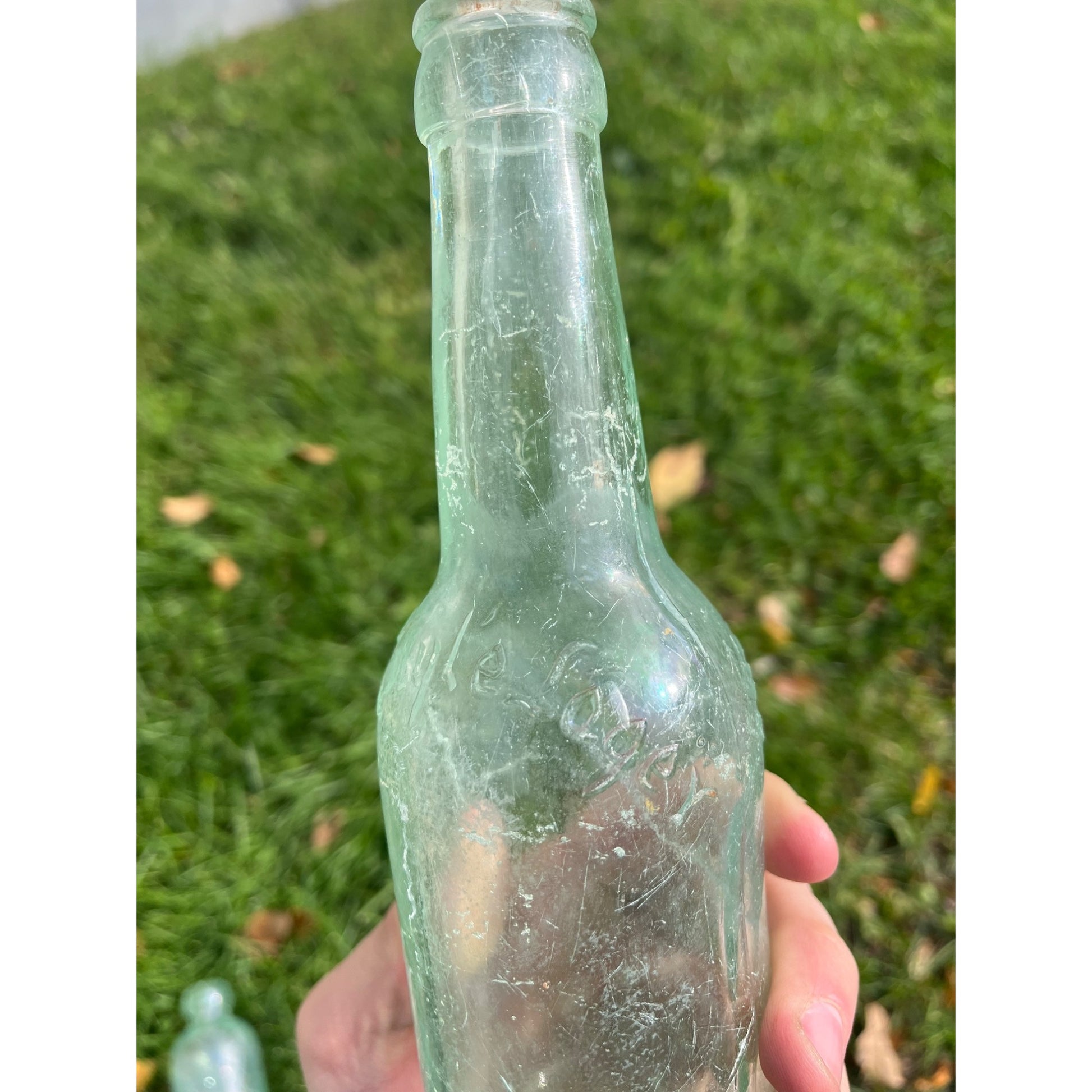 Vintage G. Heileman Brewing Co. Old Style Lager Beer Bottle Wisconsin Embossed