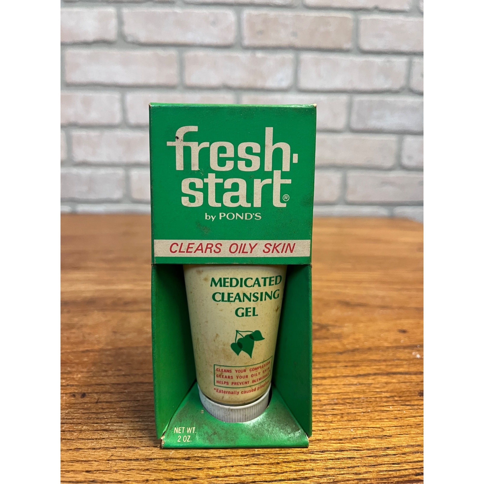 Vintage Pond's Fresh Start Box Gel NOS Deadstock Pharmacy