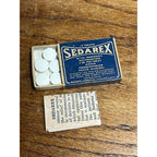Vintage Sedarex Company Medicine Box Tablets Minneapolis MN Minn. w/ Contents