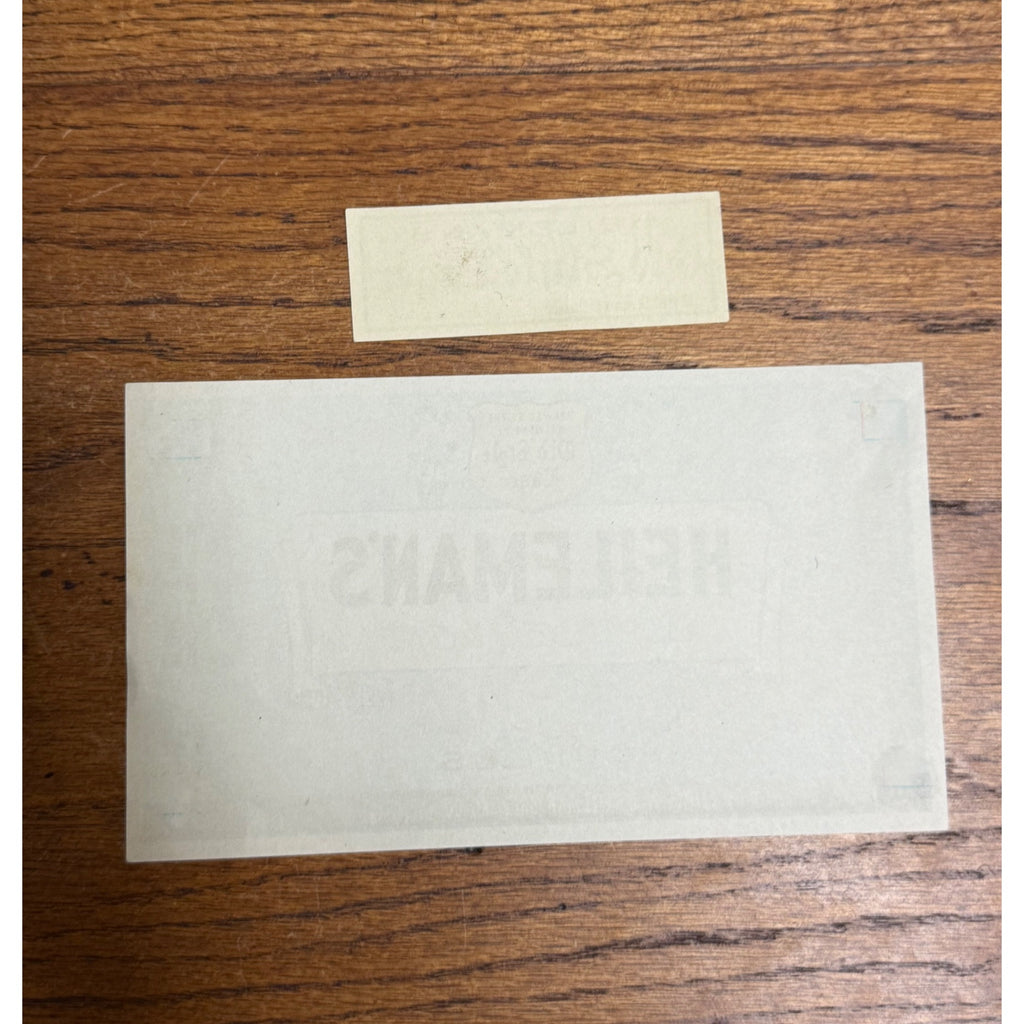 Vintage G. Heileman Brewing Co. Wisconsin IRTP Beer Bottle Label STEINIE QUART