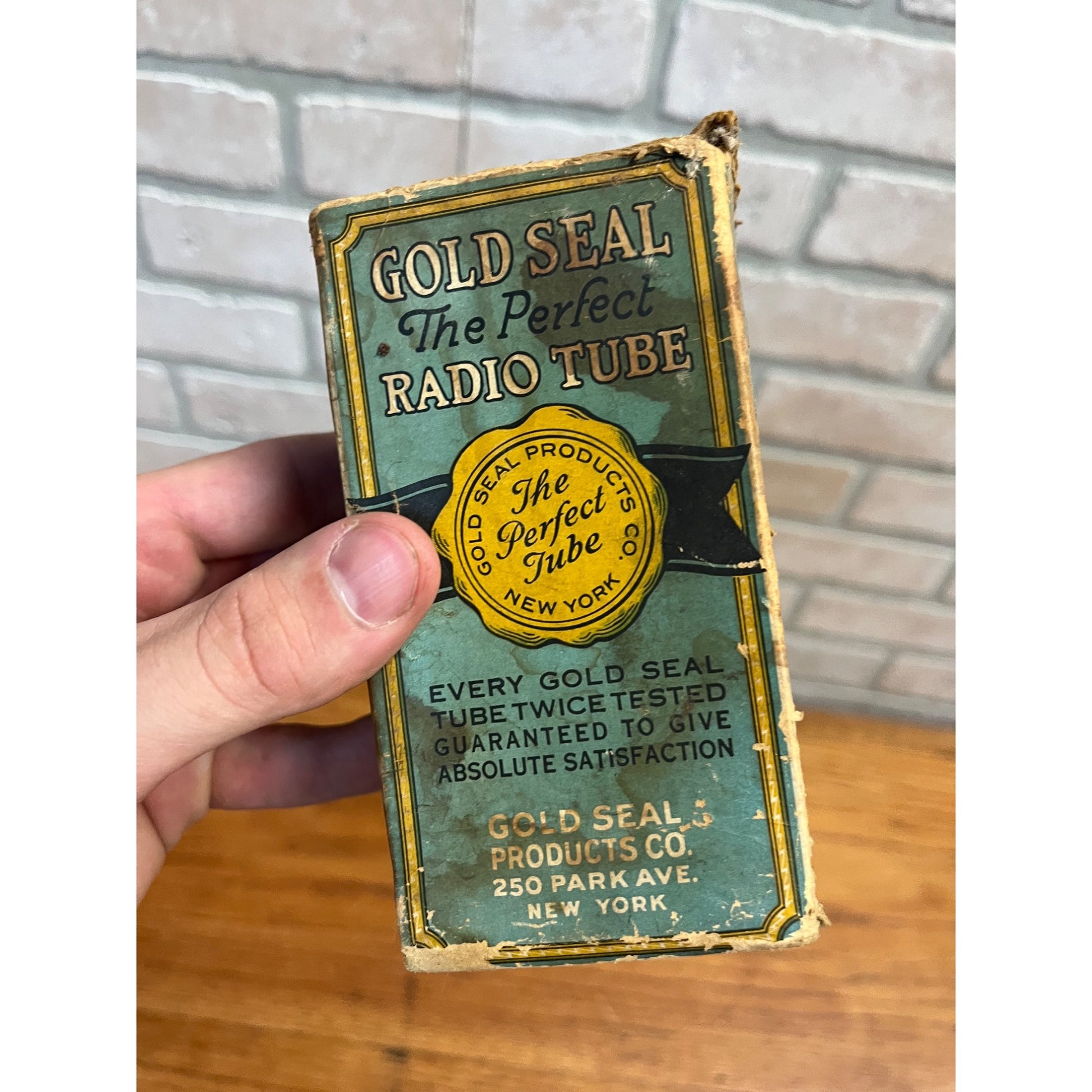 Gold Seal GSX 201-A Radio Tube w/ Original Box