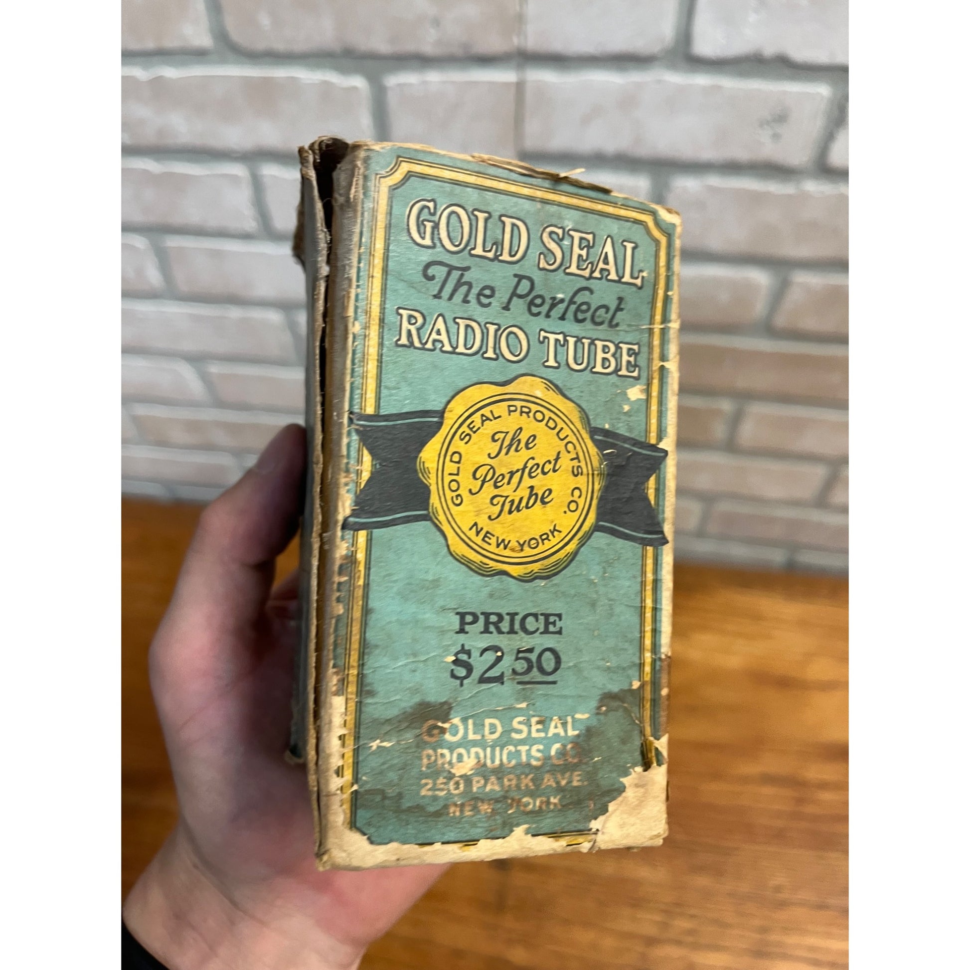 Gold Seal GSX 201-A Radio Tube w/ Original Box