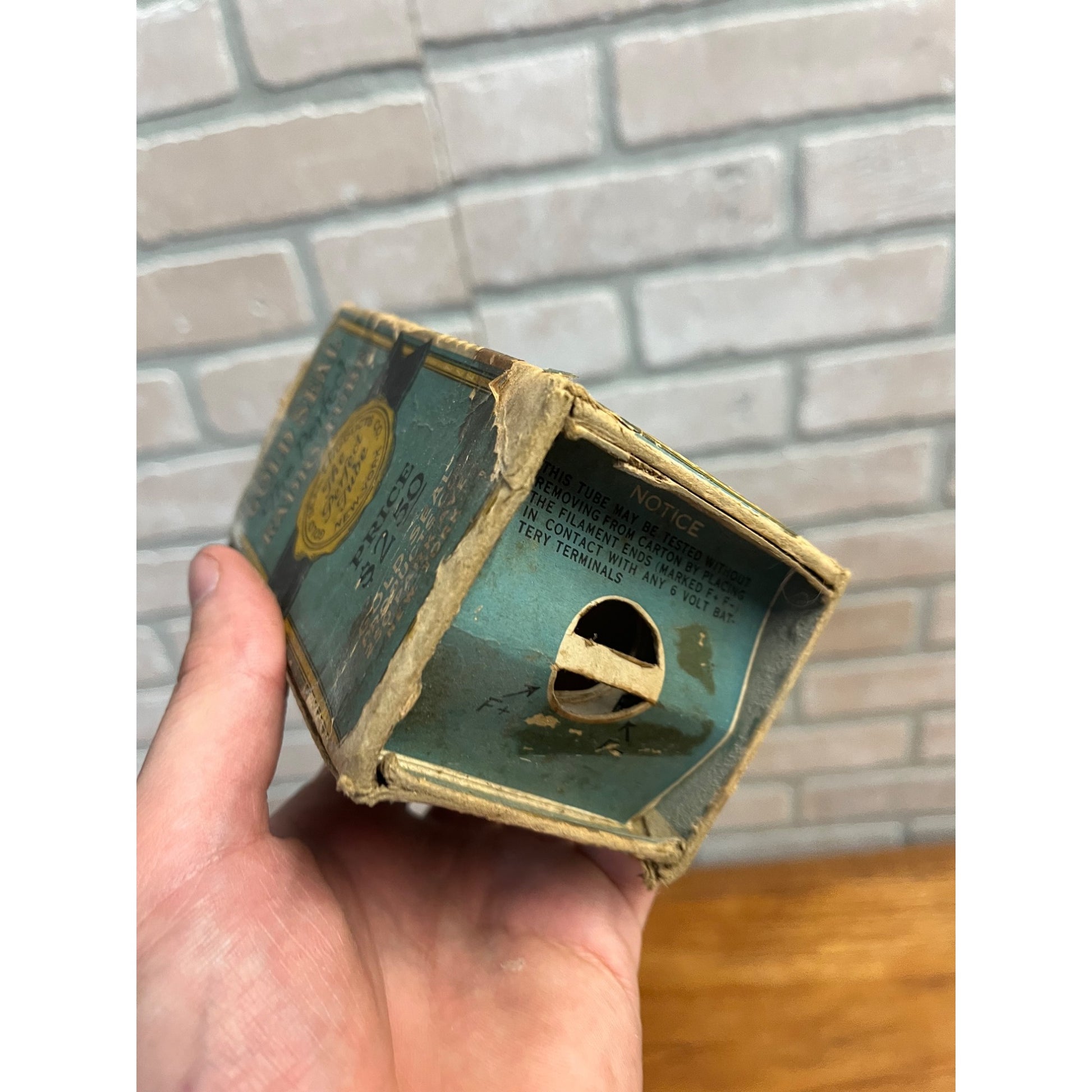 Gold Seal GSX 201-A Radio Tube w/ Original Box