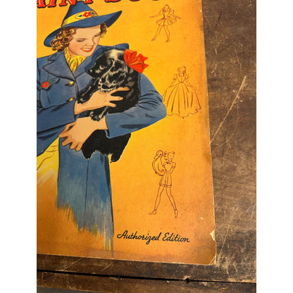 JUDY GARLAND PAINT BOOK MGM STAR AUTHORIZED EDITION #601 1941 WHITMAN PUB.