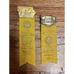 Daughters Of Union Veterans 1938 & 1940 Ribbons National Civil War Encampment & Convention