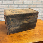 Vintage Penguin Spring Beverages Wauwatosa, Wisconsin Scarce Wooden Soda Crate Case