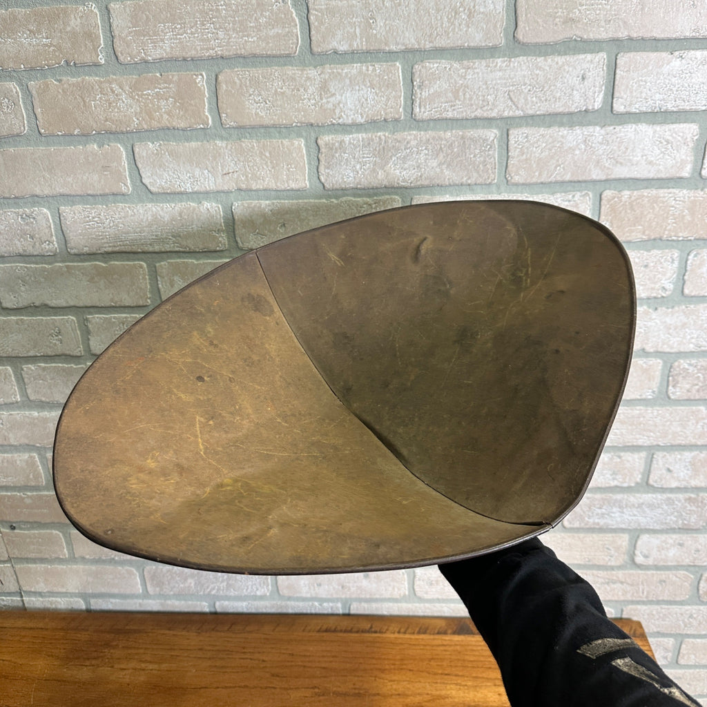 Original Antique Tin Mercantile Scale Candy Pan Scoop Basket Tray 18.5"