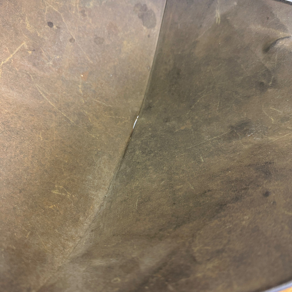 Original Antique Tin Mercantile Scale Candy Pan Scoop Basket Tray 18.5"