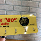 Irwin Speedbor Drill Bits Tin Store Display Advertising Sign Wall Mount