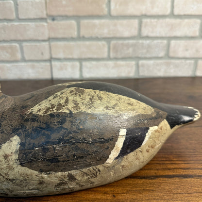 Repainted Mallard Evans Duck Decoy Wooden Hunting Decoy