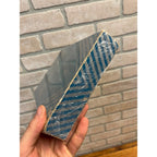 Vintage Strutwear Hosiery Stocking Empty Store Display Box 1930s Blue Silver