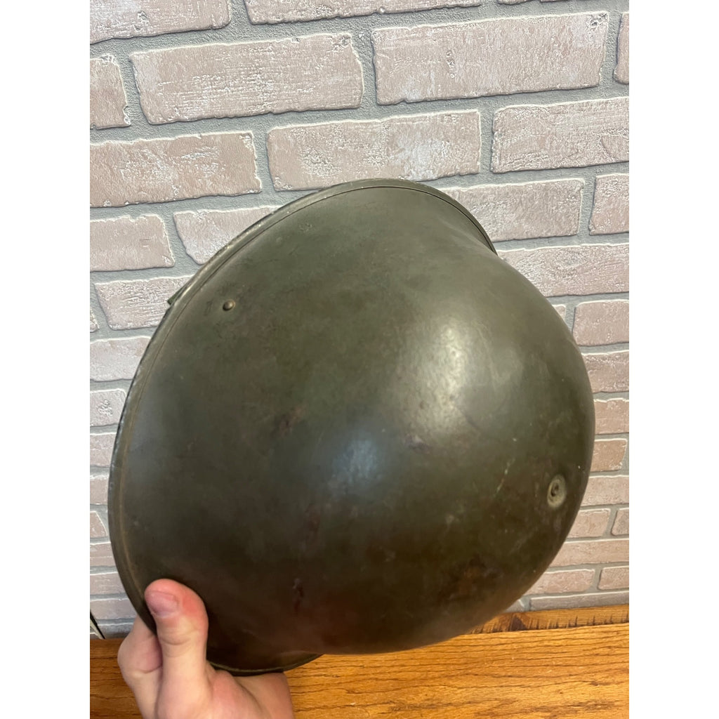 Original WWII British Army Turtle Steel Pot Helmet WW2 World War 2 -- No Liner