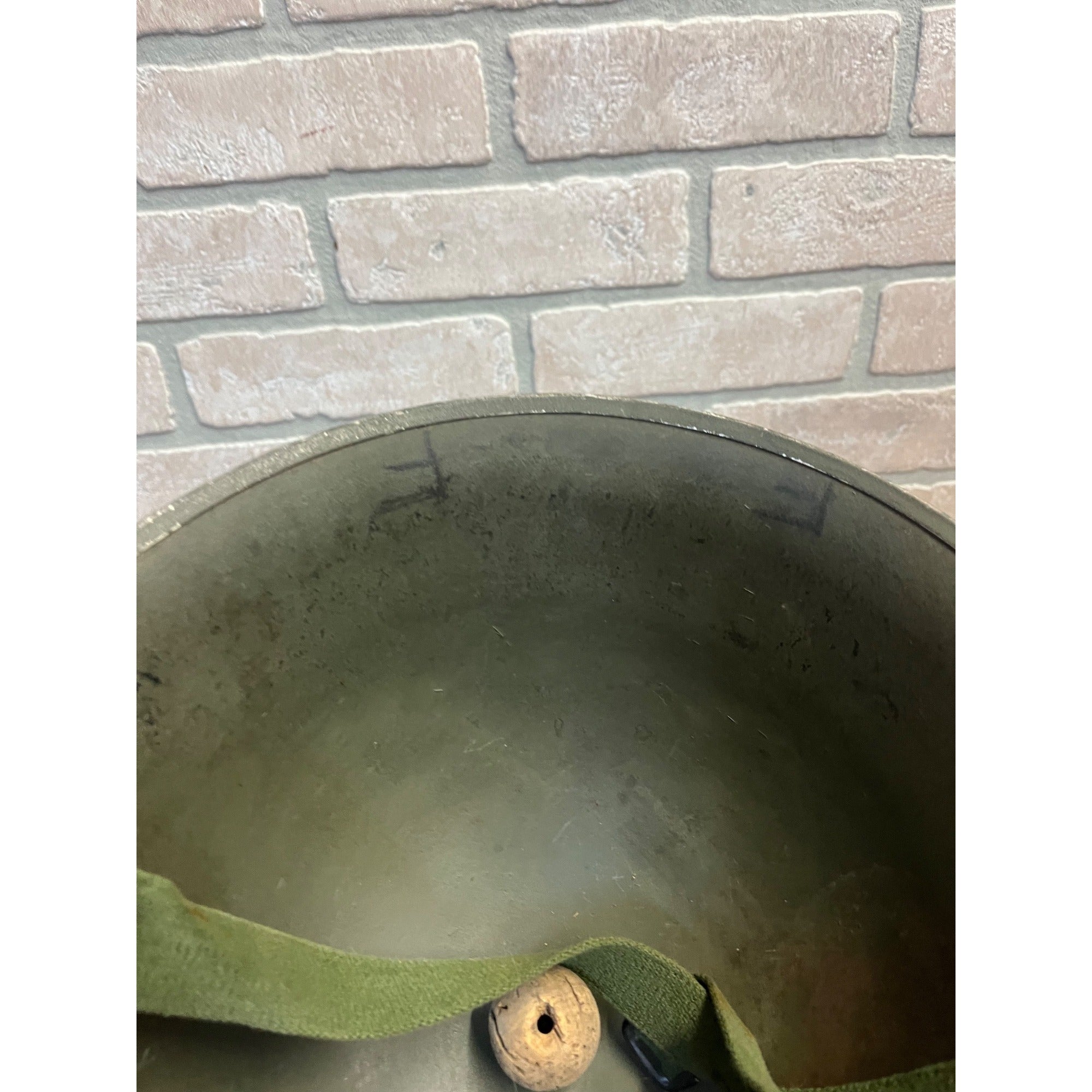 Original WWII British Army Turtle Steel Pot Helmet WW2 World War 2 -- No Liner