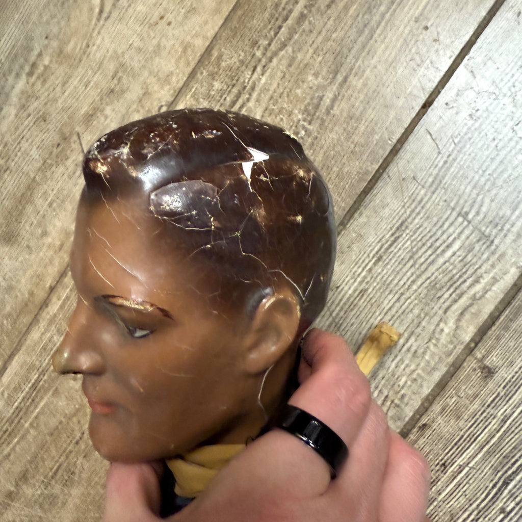 RARE Vintage Lone Ranger Western Cowboy Composition 25" Doll Figure  AS-IS