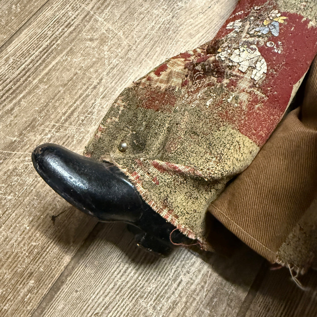 RARE Vintage Lone Ranger Western Cowboy Composition 25" Doll Figure  AS-IS