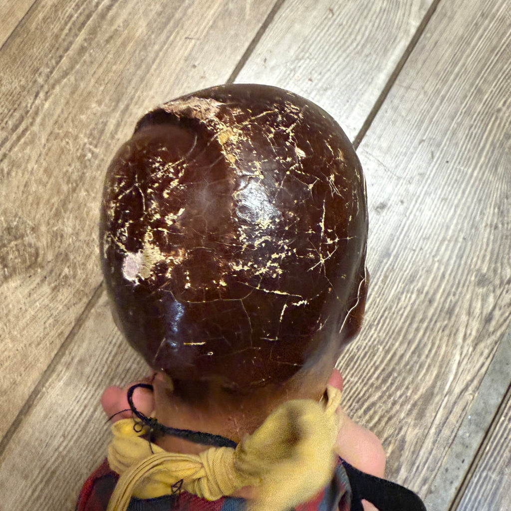 RARE Vintage Lone Ranger Western Cowboy Composition 25" Doll Figure  AS-IS