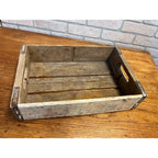 Vintage 7UP Seven-UP Wooden Soda Bottle Carrier Case Crate Sheboygan Wis