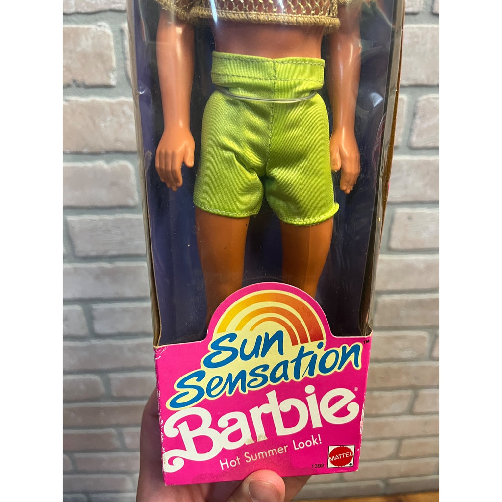 1991 Sun Sensation Ken Barbie Doll Mattel Original Box Unopened