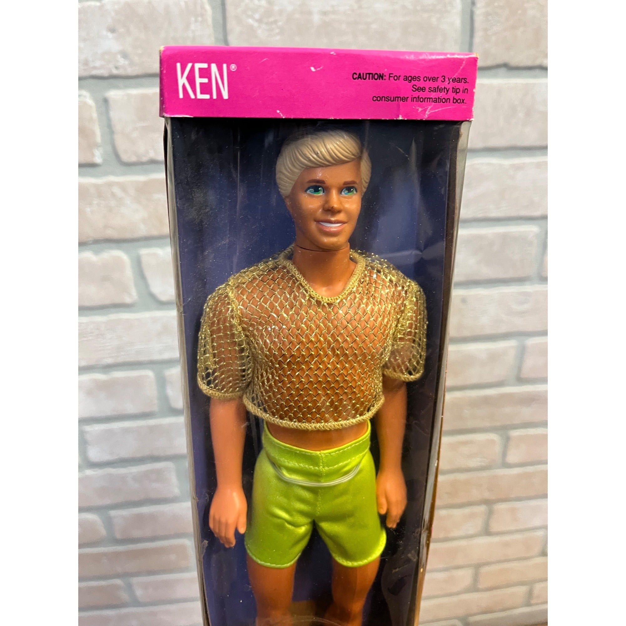 1991 Sun Sensation Ken Barbie Doll Mattel Original Box Unopened