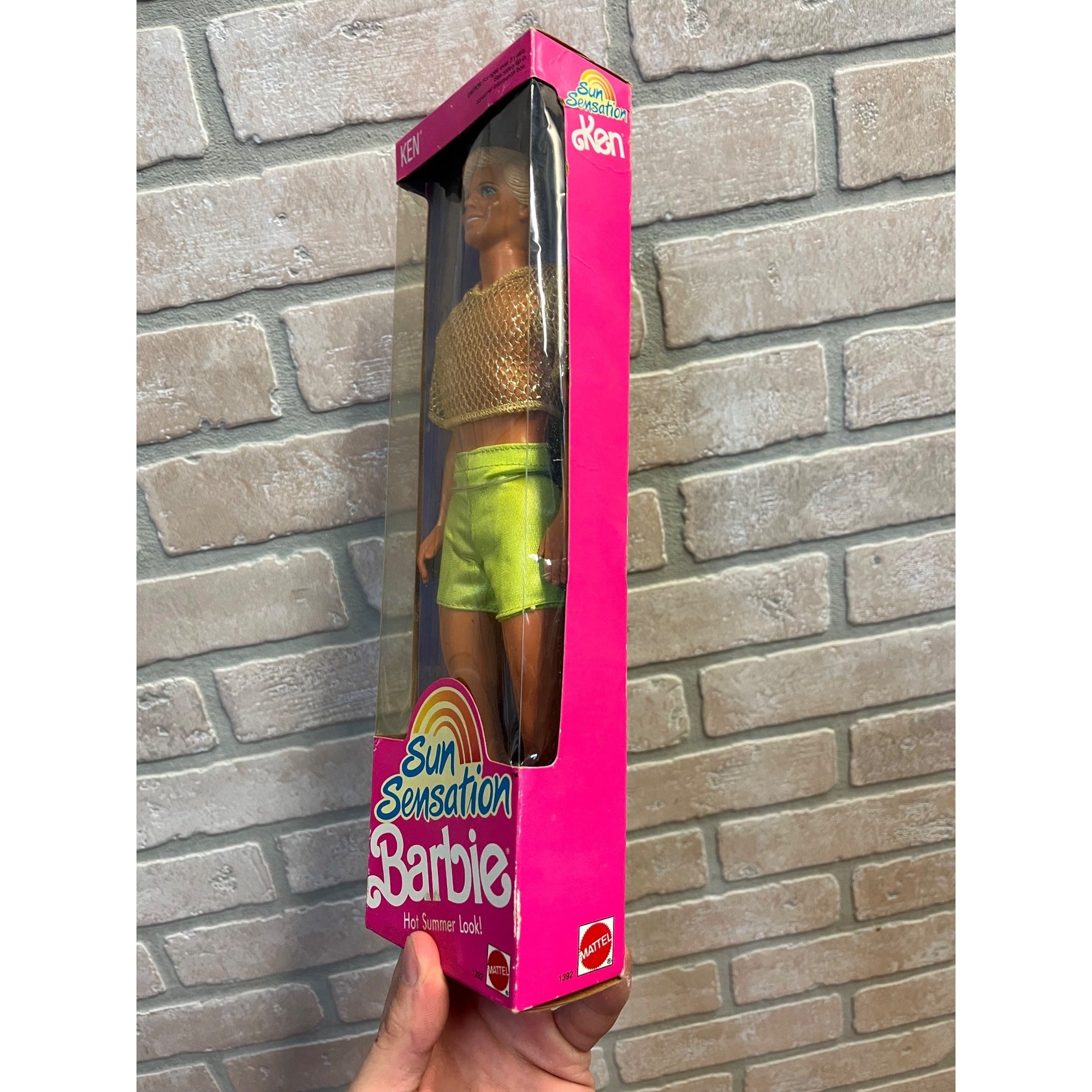1991 Sun Sensation Ken Barbie Doll Mattel Original Box Unopened