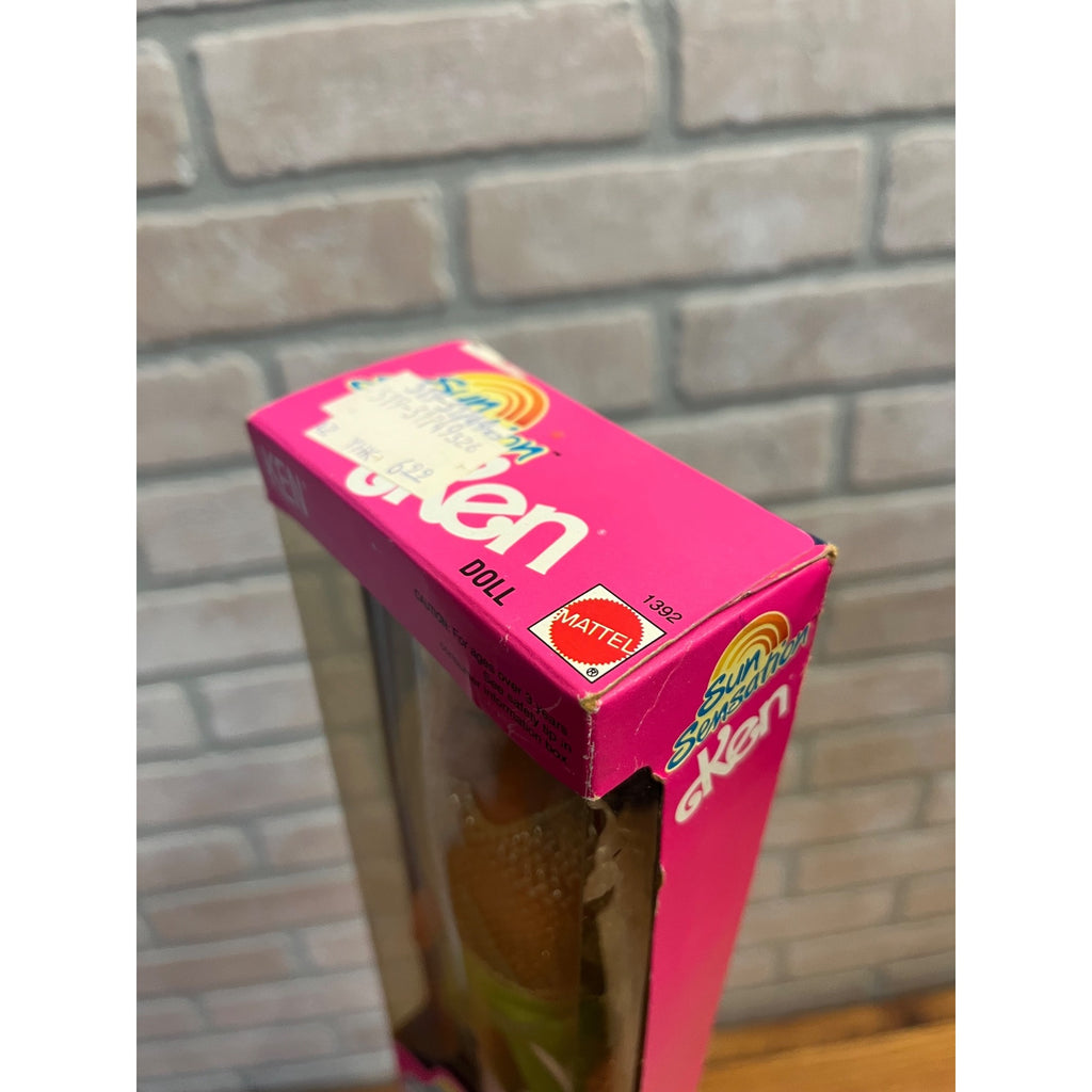 1991 Sun Sensation Ken Barbie Doll Mattel Original Box Unopened