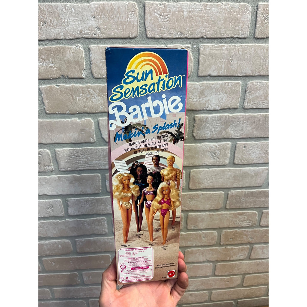 1991 Sun Sensation Ken Barbie Doll Mattel Original Box Unopened