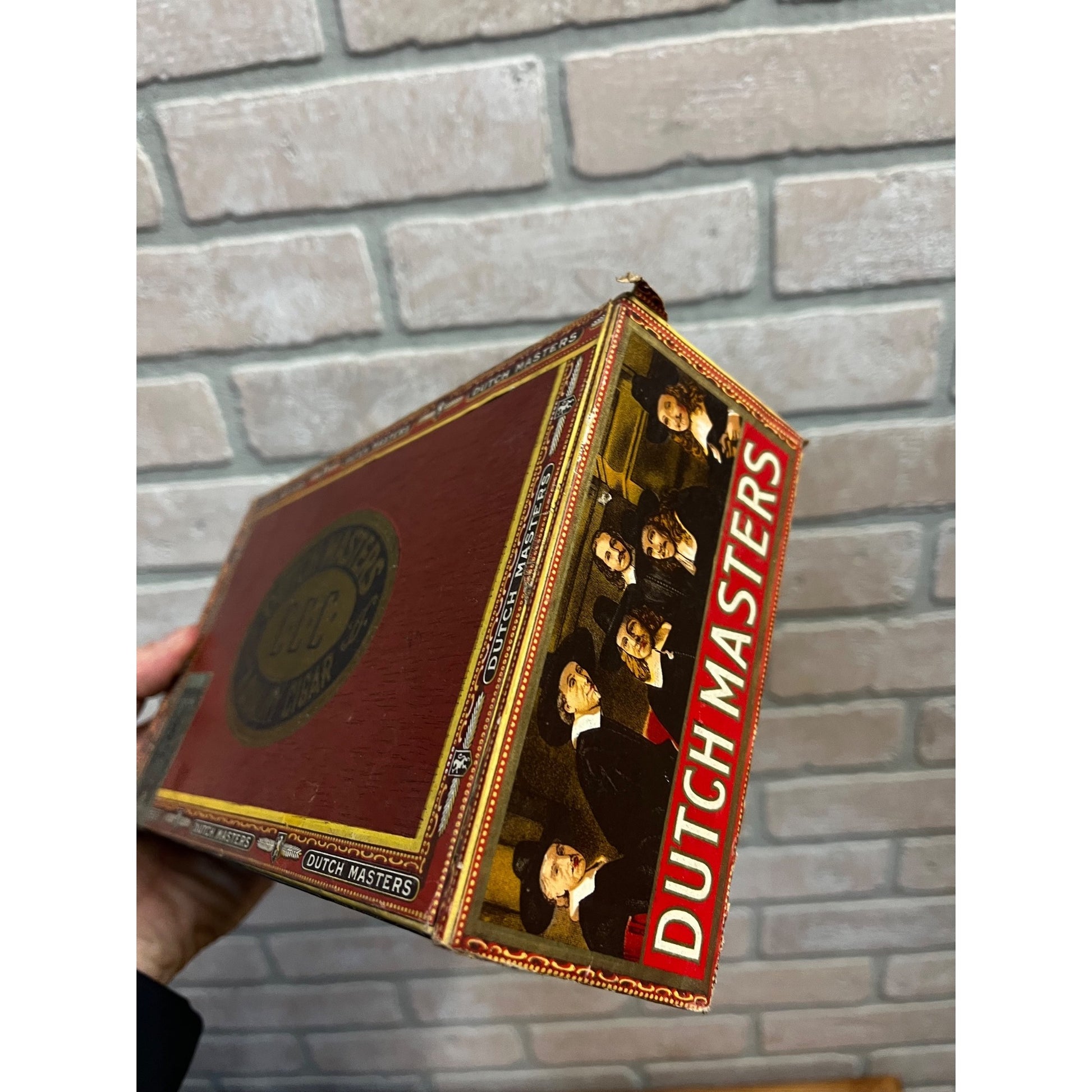 Vintage Dutch Masters Cigars Advertising Box Empty Consolidated Cigar Corp