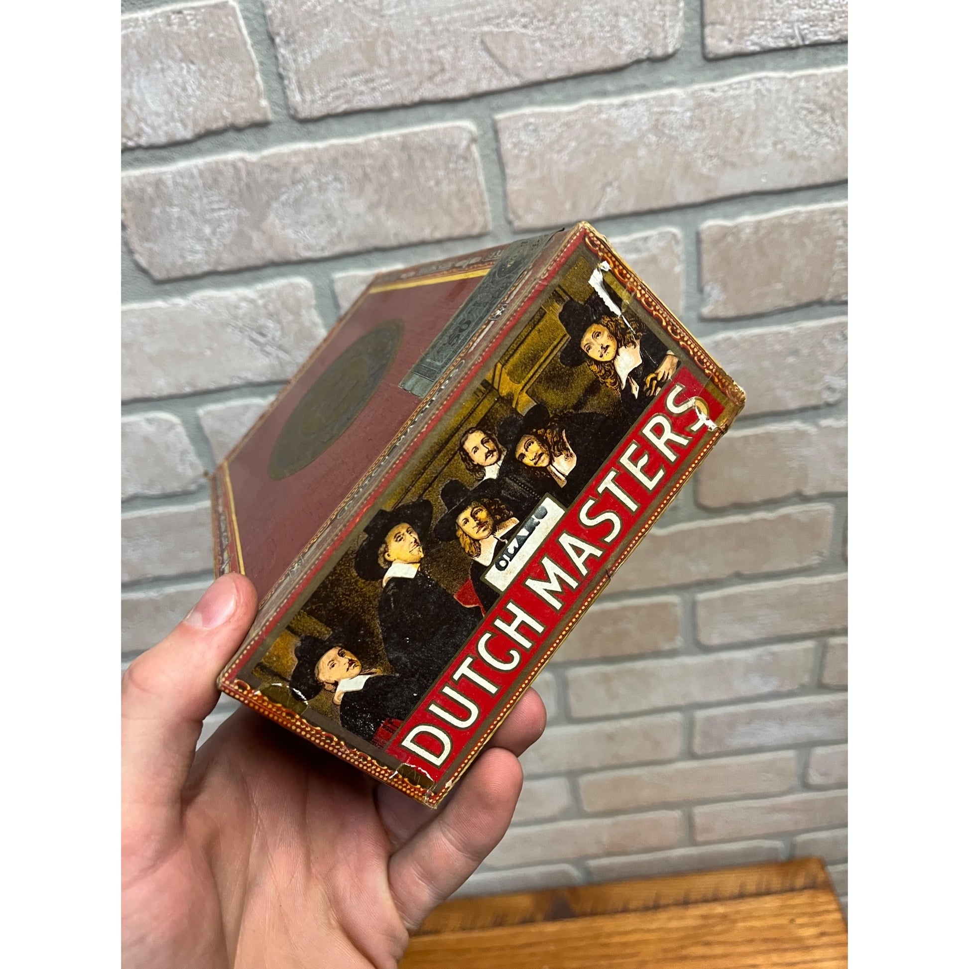 Vintage Dutch Masters Cigars Advertising Box Empty Consolidated Cigar Corp