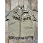 Vintage 1950s Child's Play Jacket Davy Crockett Western Wolf of Waco Ace Gilman
