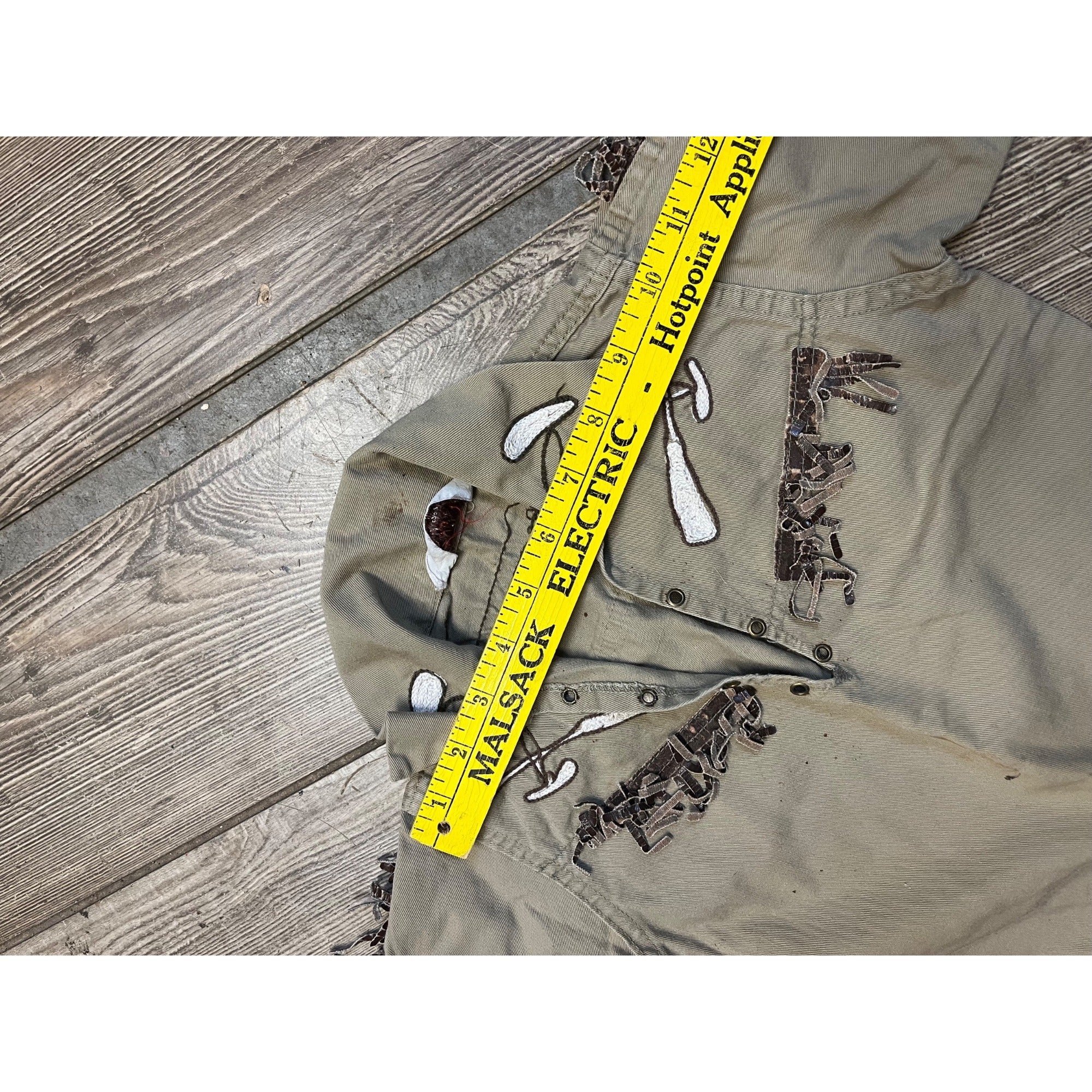 Vintage 1950s Child's Play Jacket Davy Crockett Western Wolf of Waco Ace Gilman