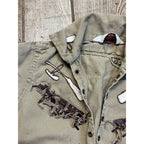 Vintage 1950s Child's Play Jacket Davy Crockett Western Wolf of Waco Ace Gilman