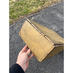SCARCE Dunn Mustard Co General Store Display Crate Exceptional Primitive Yellow Box
