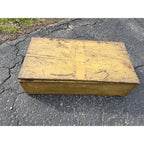 SCARCE Dunn Mustard Co General Store Display Crate Exceptional Primitive Yellow Box