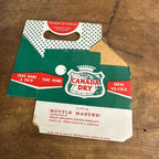Canada Dry Ginger Ale Caddy Cardbaord NOS Soda Carrier Tote