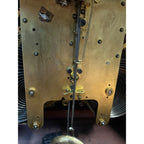 Antique Vintage Seth Thomas Mantle Clock With Lion Head Handles + Key