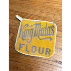 Vintage King Midas Flour Advertising Trivet Cloth Hot Pad