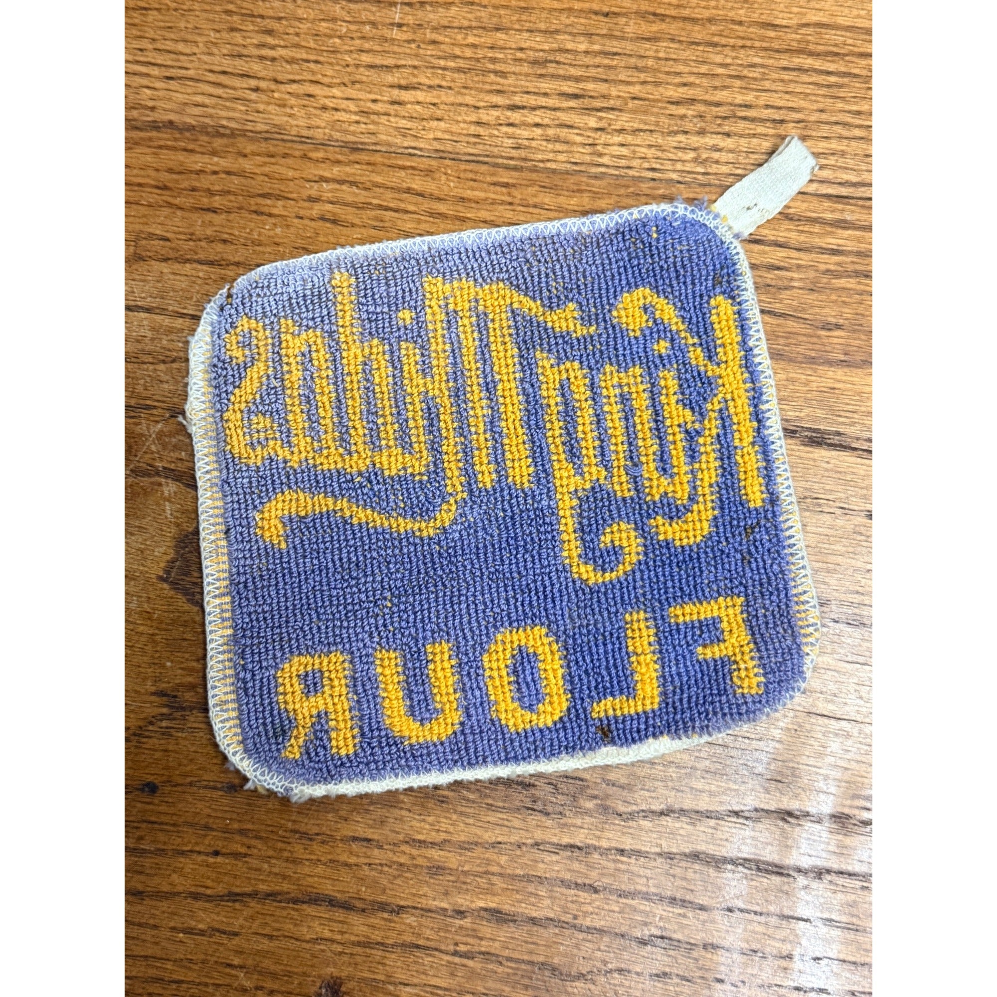 Vintage King Midas Flour Advertising Trivet Cloth Hot Pad