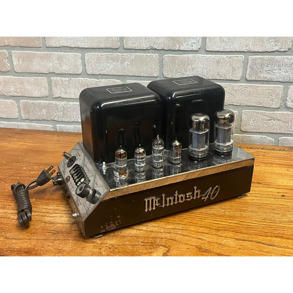 Vintage McIntosh MC 40 Tube Power Amp Amplifier - As-Is - For Repair MC40