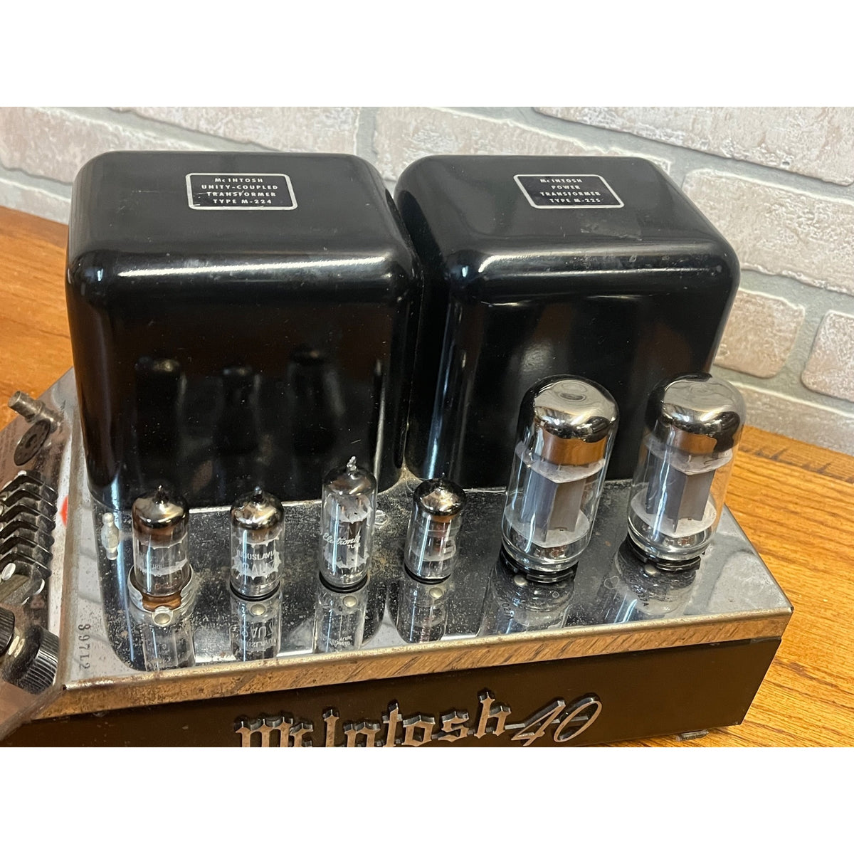 Vintage McIntosh MC 40 Tube Power Amp Amplifier - As-Is - For Repair MC40