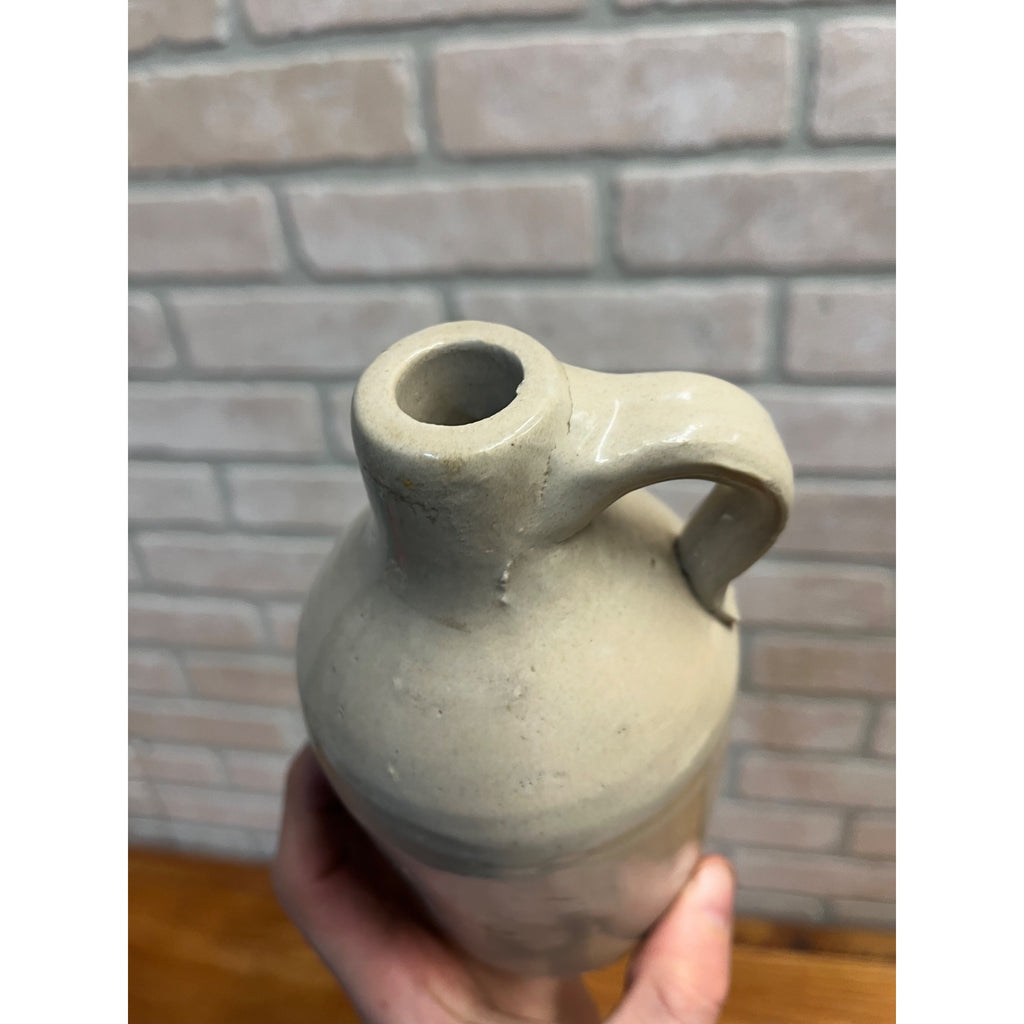 RARE Red Wing Stoneware 1 Pint Size Kummerow & Menge Fond Du Lac WI Liquor Jug