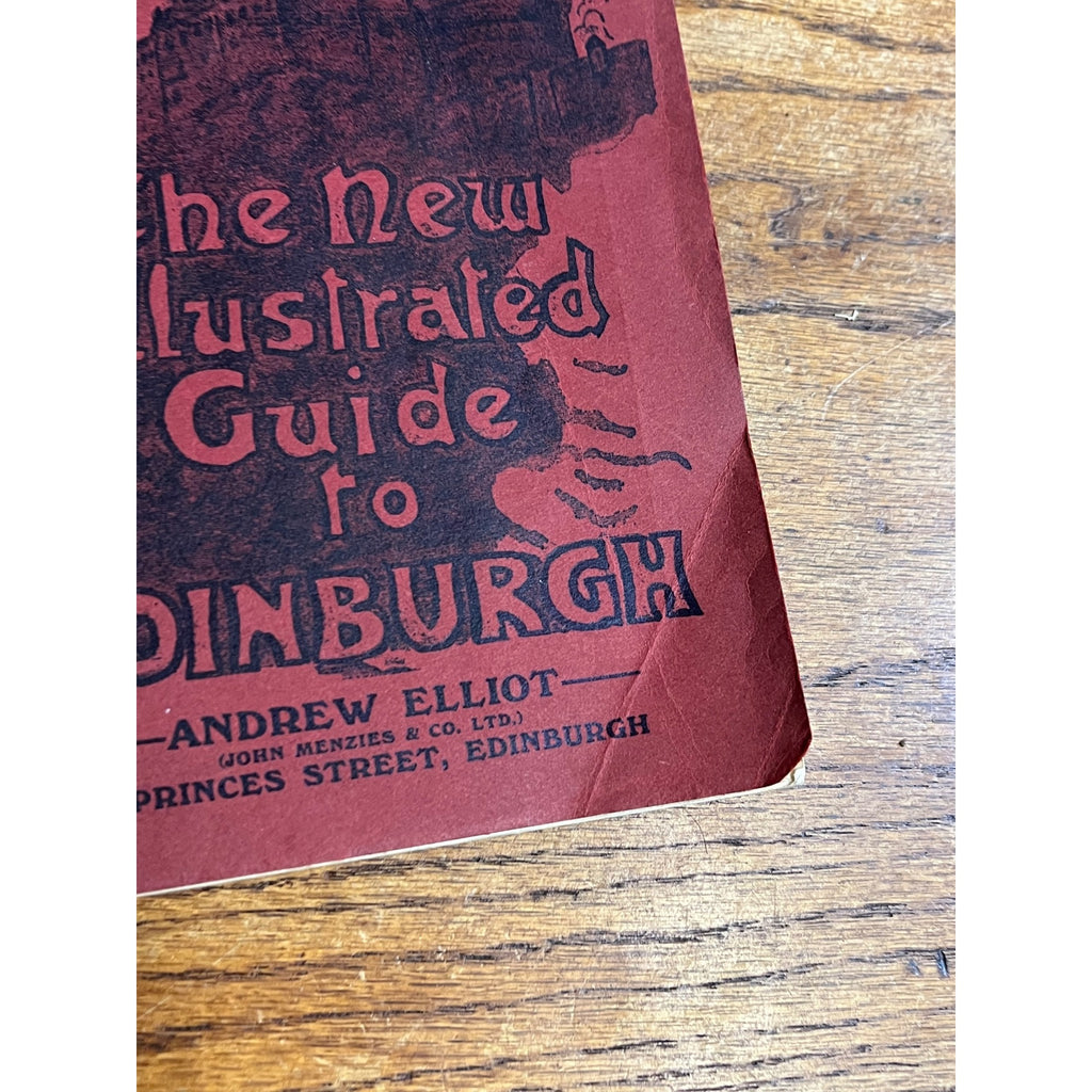 1929 Illustrated Guide to Edinburgh Andrew Elliot Antique Book Scotland Travel