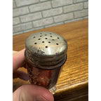 1929 Canadian National Exhibition Toronto Ruby Red Flash Salt Shaker Single Glass