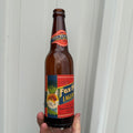 Vintage Fox Head Lager Beer Waukesha Wisconsin Label Beer Bottle IRTP
