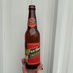Vintage Fox Head Lager Beer Waukesha Wisconsin Label Beer Bottle IRTP