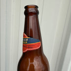 Vintage Fox Head Lager Beer Waukesha Wisconsin Label Beer Bottle IRTP