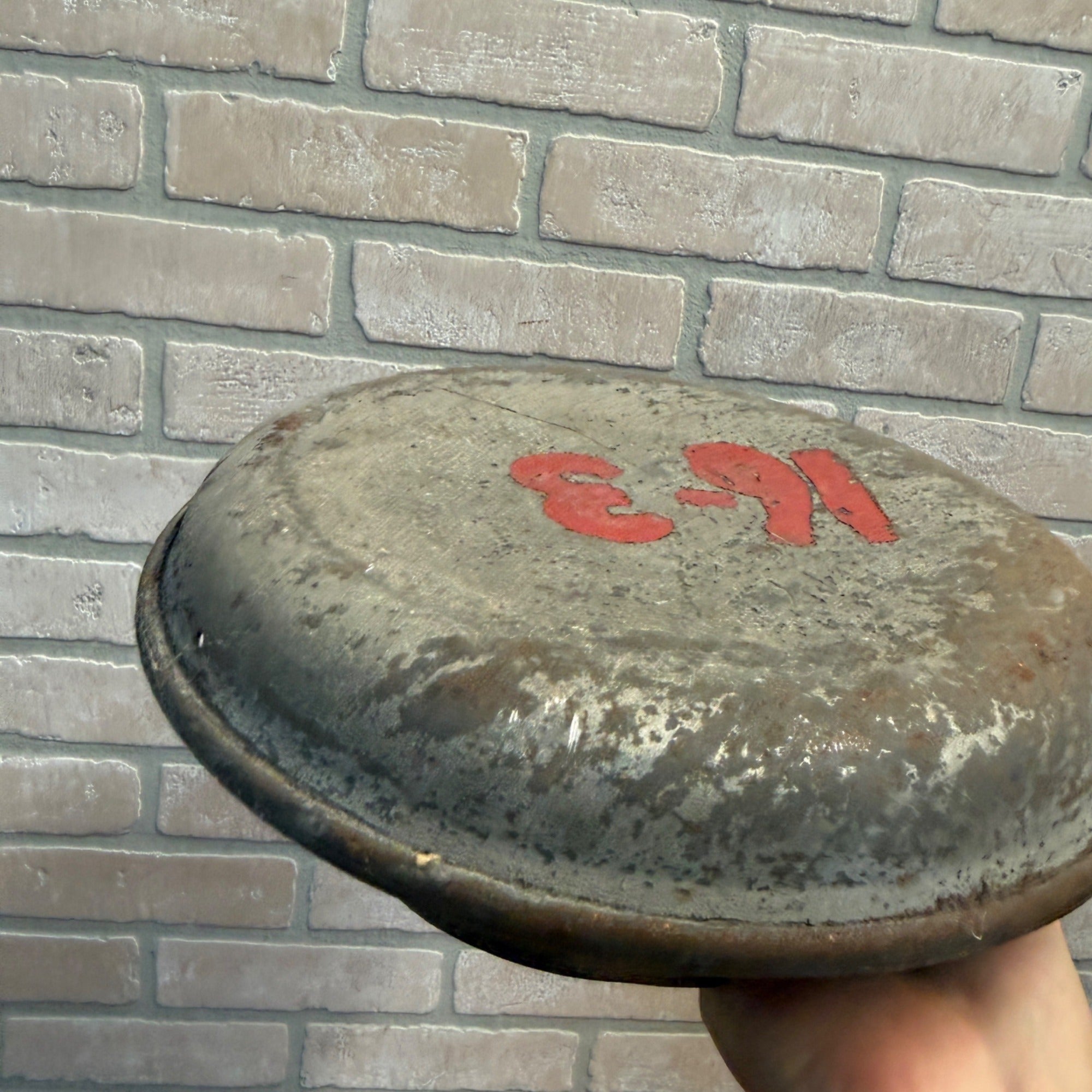 Vintage Steel Replacement Milk Can Lid (Dairy Can) Primitive Barn Decor