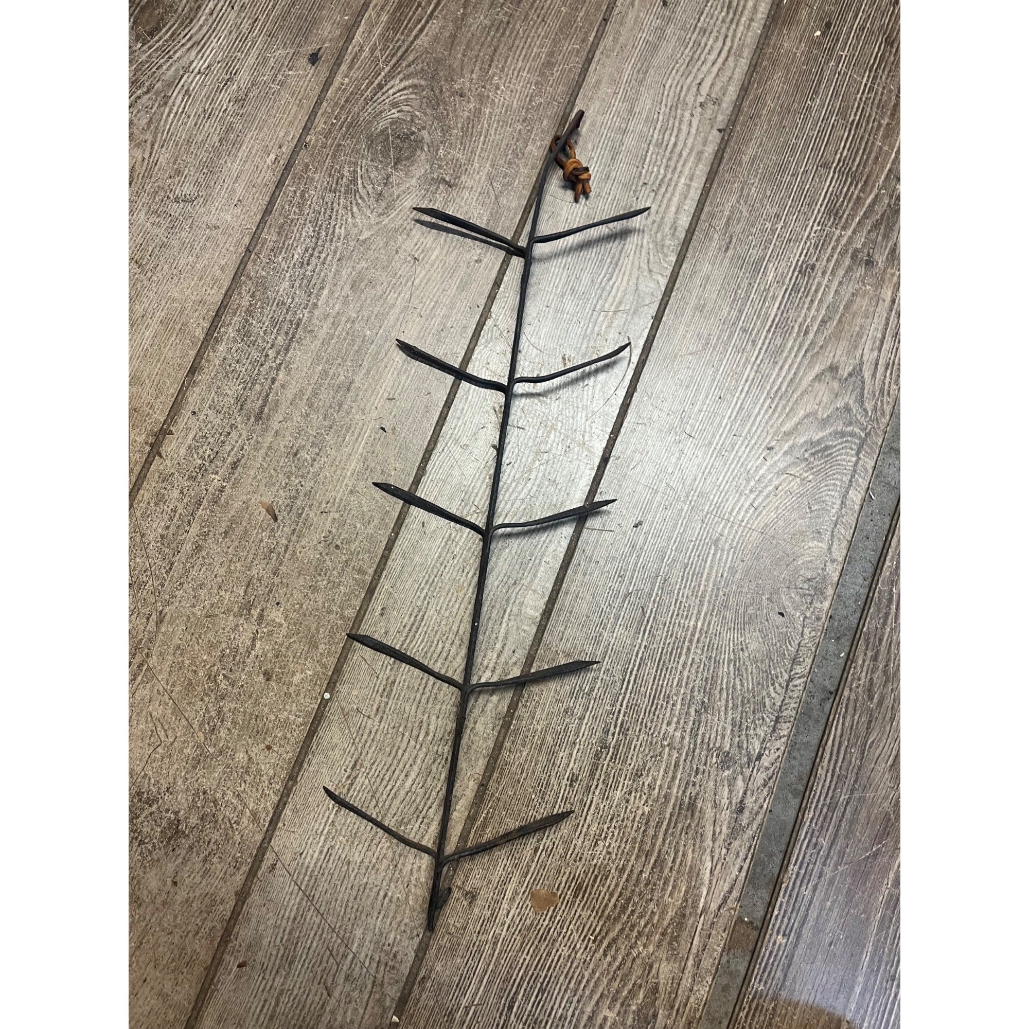 Antique Primitive Metal Corn Cob Drying Rack Hanging Farm Farmhouse 19"
