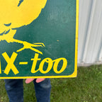 Vintage Dekalb Chix-Too Chicks Farm Advertisign Sign Masonite Pressed Wood